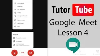Google Meet Tutorial - Lesson 4 - Adding and Inviting people to Meeting