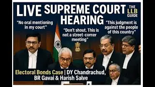 Live Supreme Court Clash on Electoral Bonds | CJI Chandrachud, CJI B.R. Gavai & Bench #CJI #sbi