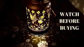 Hummingbird Solar Lantern Outdoor Metal Hanging LED Light