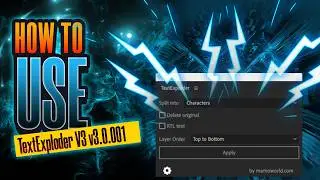 How to use Text Exploder in After Effect