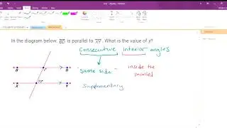 Consecutive interior angles