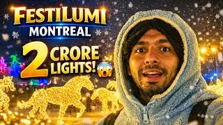 Montreal lo 2 Crore Lights 😳 | FestiLumi Canada