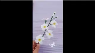 Making flower stick | paper craft 