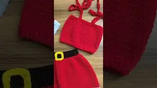 Crochet Christmas dress pattern #trending #christmas#crochetdress #easycrochet #christmasdress #love