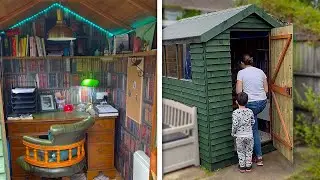 INSANE D.I.Y SHED TRANSFORMATION (Unbelievable Outdoor Room Transformation)
