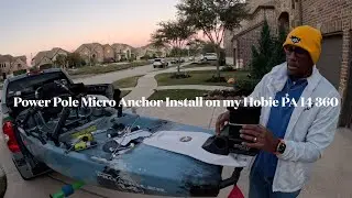Power Pole Micro Anchor Install on My Hobie Pro Angler 14  360.  I did It Myself!