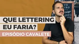 QUE LETTERING EU FARIA EM UM CAVALETE PARA RESTAURANTE | Na Lousa