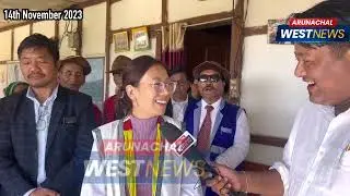 Miss Mamu Hage,IAS DC West Siang || Exclusive Interview with Arunachal West News ||