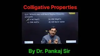 What do you think? #drpankajsir #chemistry #colligativeproperties