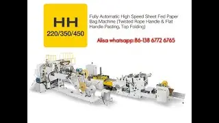 Shopping Forming China Carry Sheet-Fed Paper Bag Making Machine