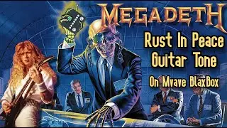 Megadeth Rust In Peace Tone on Mvave Blackbox