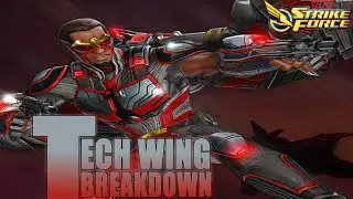 Мета-версия Tech Wing Team, геймплей Ultimus 7 + инфографика. - Marvel Strike Force MSF