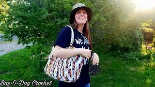 How To Crochet Easy Beach Bag For Beginners
