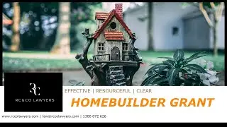 HomeBuilder Grant