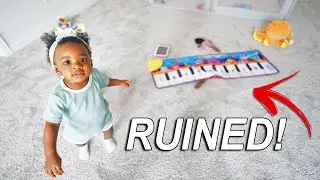 BABY EDEN BROKE HER BIRTHDAY TOYS!