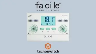 Cronotermostato giornaliero FACILE - CR135BI