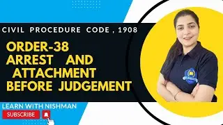 🧑&zwj;⚖️Arrest & Attachment Before Judgement | PROPERTY | Attachment types | CIVIL Law | India | Judge