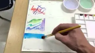 Watercolor techniques : Graded Wash