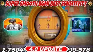 BGMI 4.0 UPDATE 👻 SUPER SMOOTH | BGMI BEST SENSITIVITY SETTINGS | ZERO RECOIL SENSITIVITY CODE |