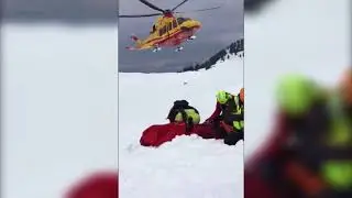 AOSTA: Due romagnoli uccisi da una valanga, le immagini del soccorso | VIDEO