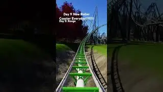 Day 9: Rouge, 76 mph launch, 206 inverted top hat. #planetcoaster #rollercoaster #planetcoaster2