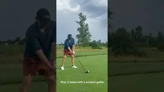 Play 3 holes with a scratch golfer #golf #golfshorts