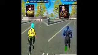 Free fire KELLY VS JOSEPH Running Power Ability Test #shorts