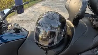 New Lid Alert! LS2 Advant II and a quick ride on NightCrawler (Can-Am Spyder RTL)! #canamspyder
