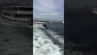 This is the ferry riding onto the asian side kadikoy