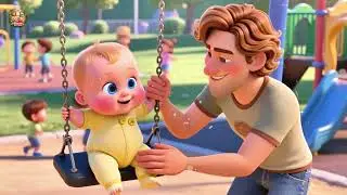 Baby Enjoys the Park 🌳🎶 Fun Outdoor Adventure Song for Kids | Nursery Rhyme