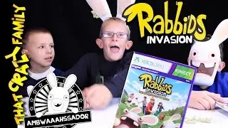 Rabbids Invasion Interactive TV Game Review!! | ThatCrazyFamily