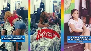 Novia toxxica acompaña a su novio a la barbería, y todo termina mal #blogger #prank 