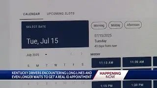 Kentucky drivers encounter long lines, wait times to get REAL ID appointment