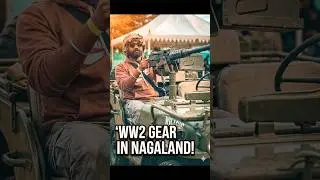 Real WW2 Guns on Display at Hornbill Festival! Crowd Shocked 😱 🇮🇳 #youtubeshorts #ytshorts