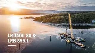 LR 1400 SX & LRB 355.1 - Tangenvika Projekt | Liebherr