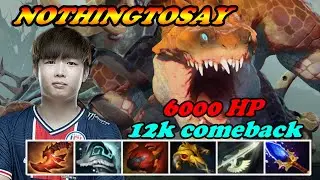 NothingToSay carries this game Primal Beast 6k HP 12k comeback | 7.33 Immortal Best Ranked Gameplay