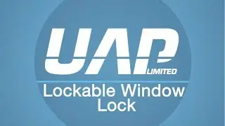UAP Lockable Sash Jammer