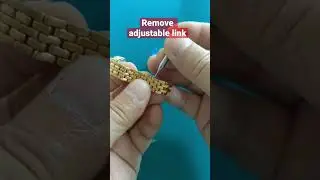 Remove adjustable links for stainless steel band