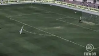 ces fabregas amazing goal in fifa 09