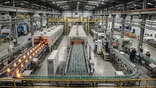 How Glass Bottles Are Made &mdash; From Sand to Container (1500&deg;C)