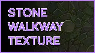 Painting Stone Walkway Texture -timelapse-