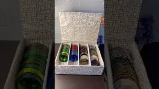 Day44-How to Make a Simple Bangle Organizer at Home #bangles #organizer #cardboard #crafterkusuma