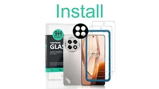 OnePlus 13R 5G Tempered glass Ibywind Protector & Easy Install Kit & Camera Lens Protector