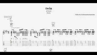 JENNIE - twin | Guitar TAB | PDF