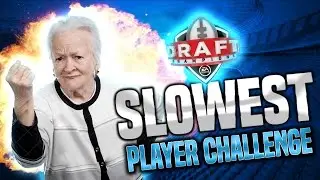 SLOWEST PLAYER CHALLENGE! Madden 16 Draft Champions!!