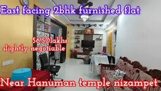 #eastfacing #2bhk furnished #flatforsaleinkukatpally nizampet near Hanuman temple