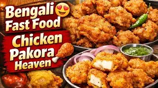 West Bengal  Famous Fast Food || Chicken & Paneer Pakora || Bengali Fast Food
