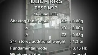 ALUSTET curtain wall system   Earthquake Test