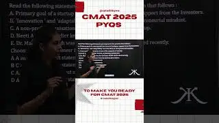 CMAT 2025 PYQ Innovation and Eship  #cmat2026 #education #cat2026 #catcare #catpreparation #catquant