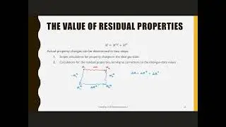 ChE 2110 Chapter 6e - Residual Properties